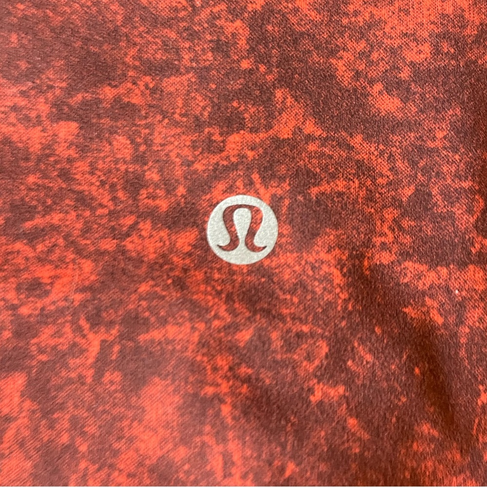 Red Patterned Lululemon pants - Picture 7 of 7